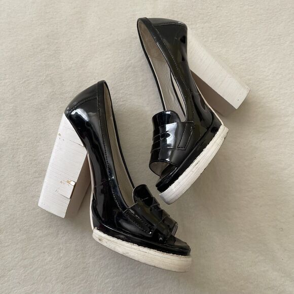 Jeffrey Campbell Handmade Ibiza Last Chunky Heels Sz 7 Please Read - Picture 12 of 12